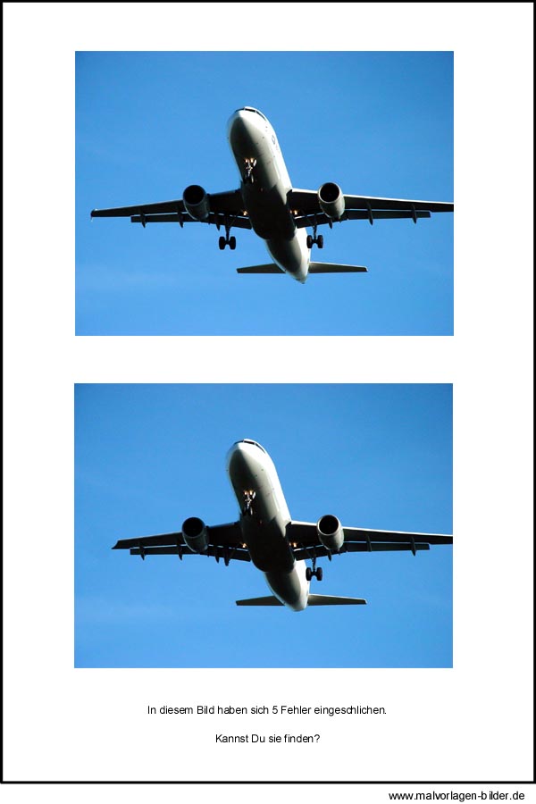 Fehlerbild - Flugzeug